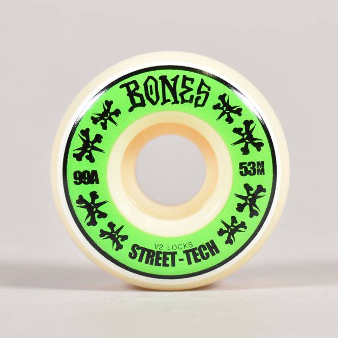 Bones Wheels Street Tech Formula 99A V2 Lock Skateboard Wheels 53mm
