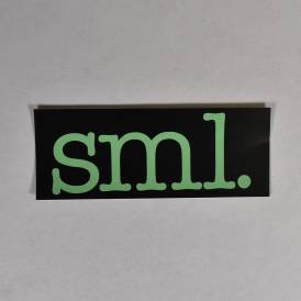 Box Logo (Black/Green) Skateboard Sticker - 5.5'' x 2''
