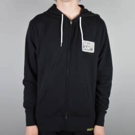 Box Logo Zip Hoodie - Black