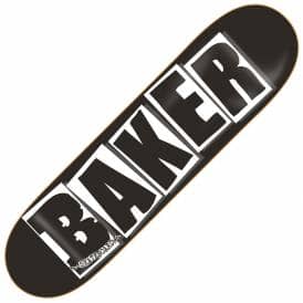 Brand Logo Black/White Skateboard Deck 8.25''