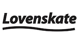 Lovenskate Skateboards Tear Logo Skate T-Shirt - White/Black
