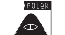 Poler Stuff Pocket Campvibes Skate T-Shirt - Dark Grey Heather