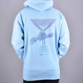 Breakdown Pullover Hoodie - Aqua Blue