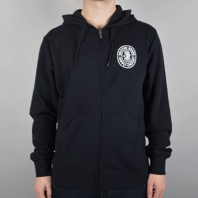 Brixton Pace Zip Hoodie - Black