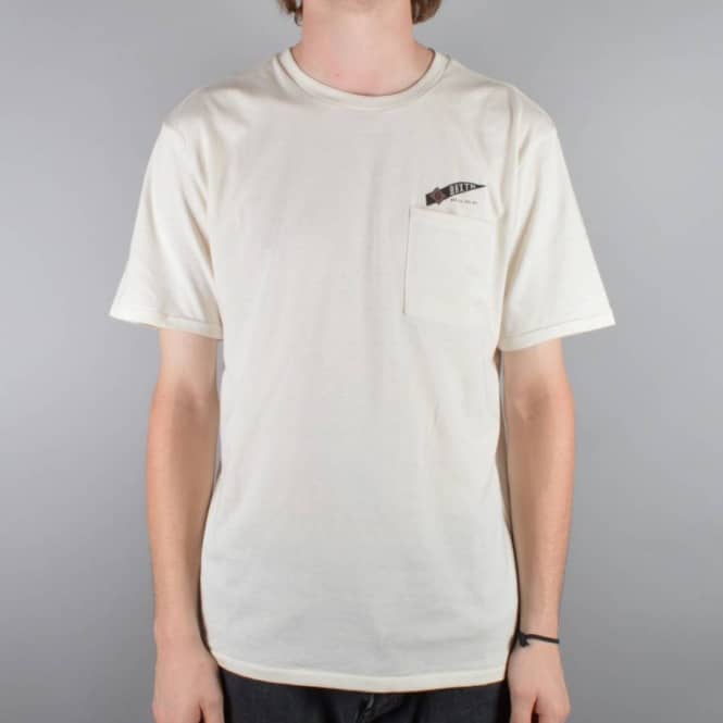Brixton Ray Premium Pocket T-Shirt - Cream
