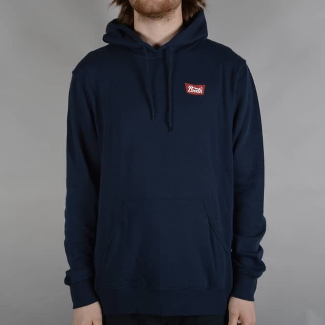 Brixton Stith Pullover Hoodie - Navy