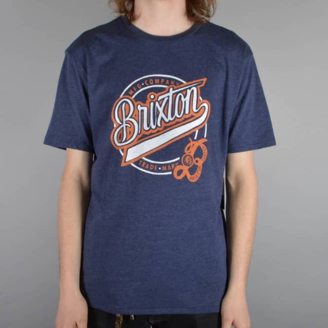 Brixton Wayward Premium T-Shirt - Washed Navy