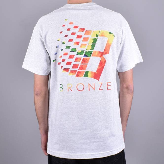 BROnZE B Logo Radar Tee - Ash Grey