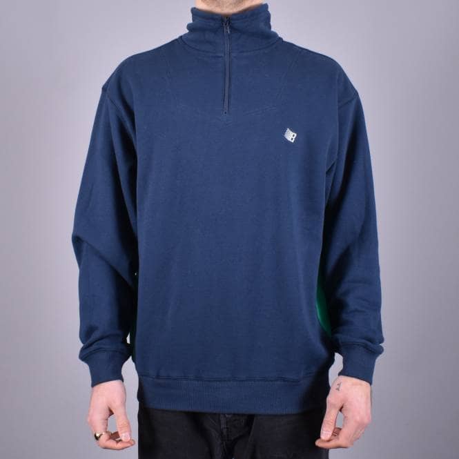 BROnZE Microdose 1/4 Zip - Navy/Green