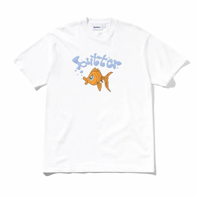 Butter Goods Goldfish Skate T-Shirt - White