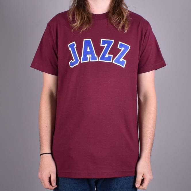 Butter Goods Jazz Skate T-Shirt - Burgundy