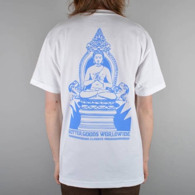 Butter Goods Meditation Skate T-Shirt - White 