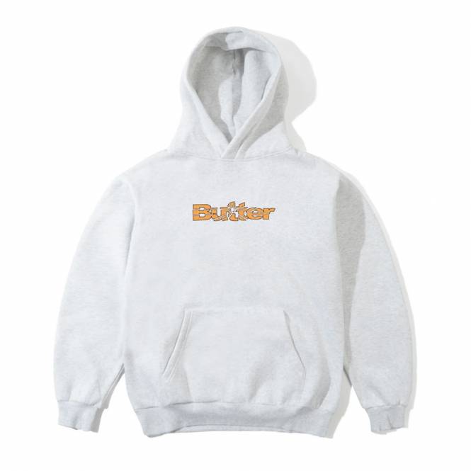 Butter Goods Smashed Logo Hood - Ash
