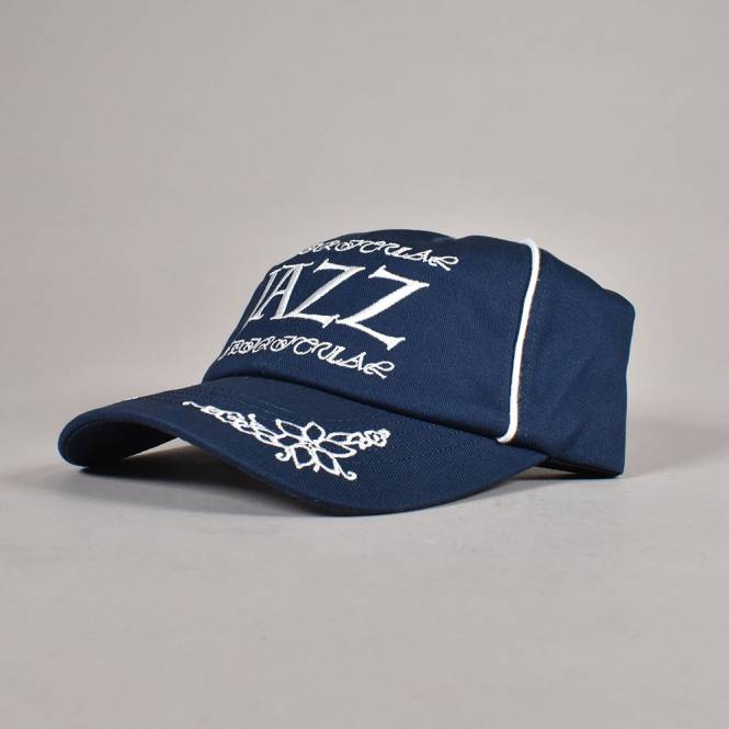 Butter Goods Spiritual Logo 6 Panel Strapback Cap - Navy