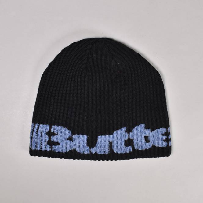 Butter Goods Stencil Skully Beanie - Black