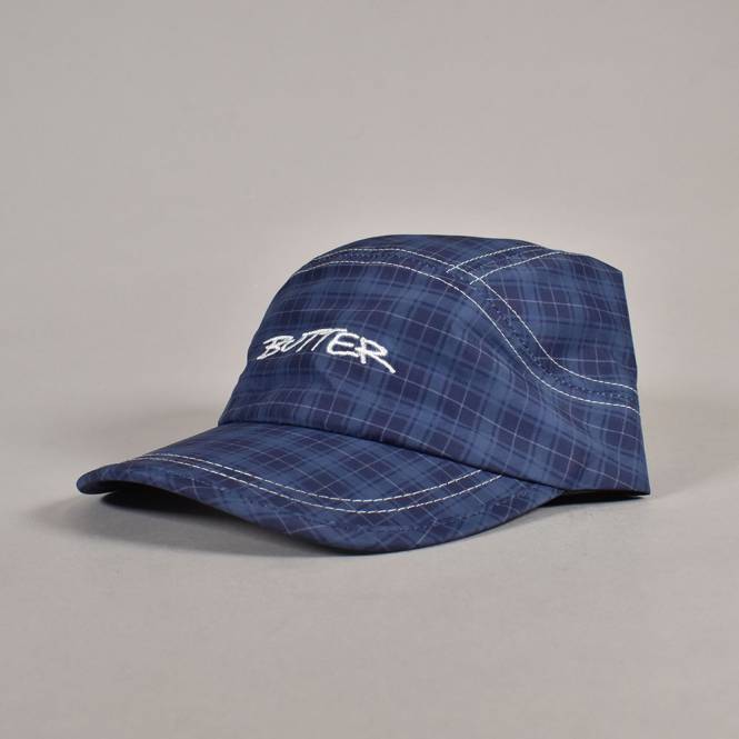 Butter Goods Trace 4 Panel Toggleback Cap - Plaid
