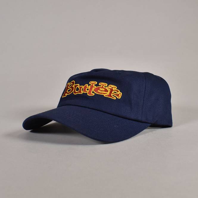 Butter Goods Trumpet 5 Panel Snapback Cap - Navy