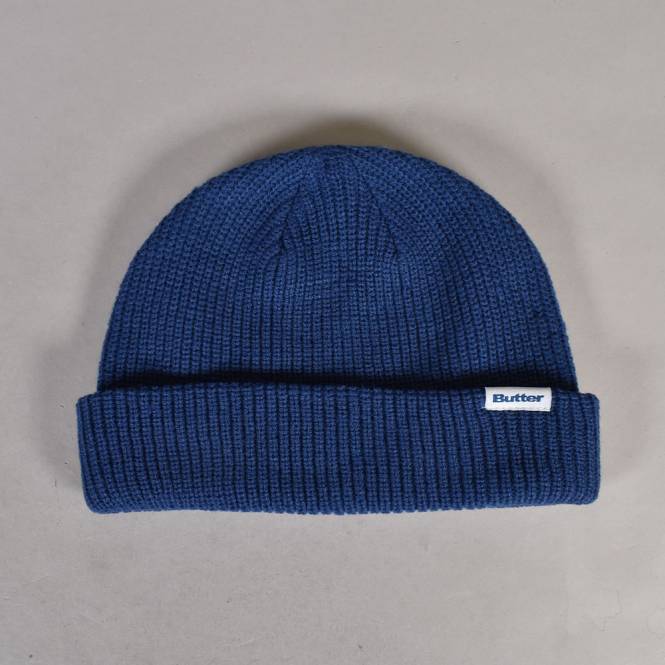 Butter Goods Wharfie (White Tab) Beanie - Slate