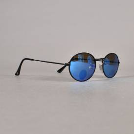 Campbell Polarized Sunglasses - Black/Blue Mirror