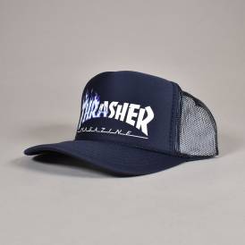 Cap Ignite Mesh Snapback Trucker Cap - Navy