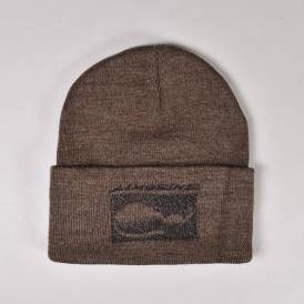 Cat Beanie - Brown Heather