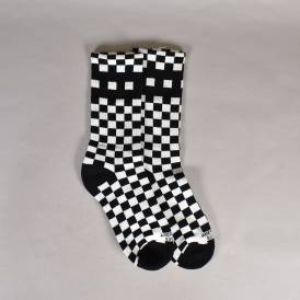 Checkerboard Socks - Black/White