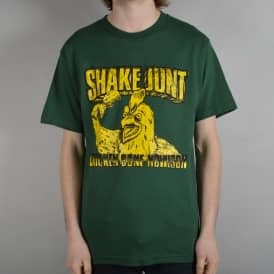 Chicken Bone Skate T-Shirt - Forest Green