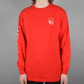 Chill Longsleeve T-Shirt - Red