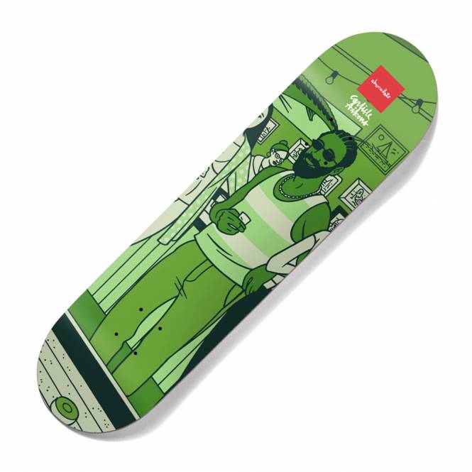 Chocolate Skateboards Carl Aikens Bar Series III Skateboard Deck 8.5