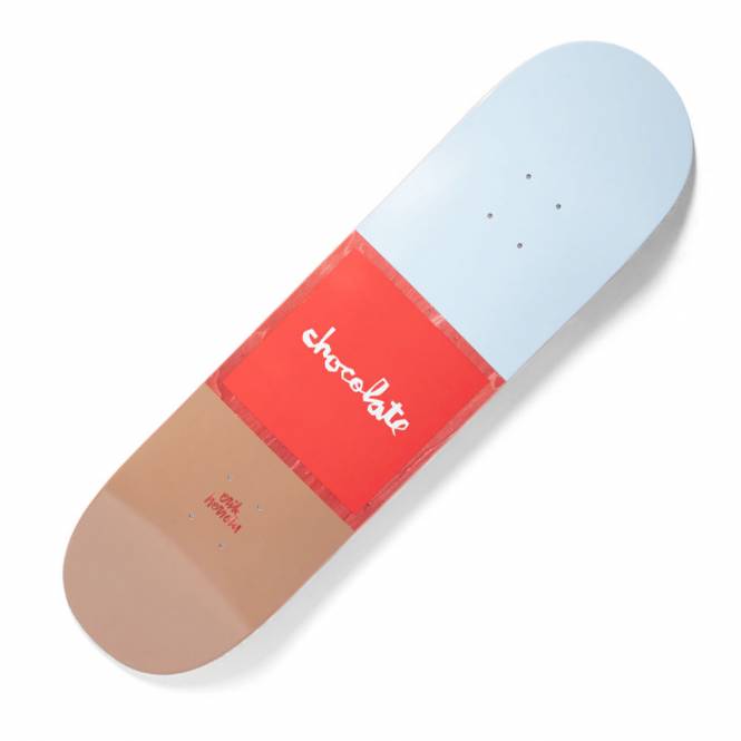 Chocolate Skateboards Erik Herrera Red Square Skateboard Deck 8.5