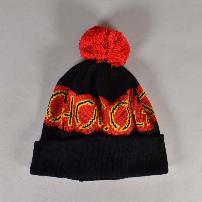 Chocolate Skateboards Parliament Pom Pom Beanie - Black