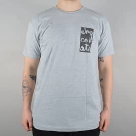 Chunk Stack Premium Skate T-Shirt - Athletic Heather Grey