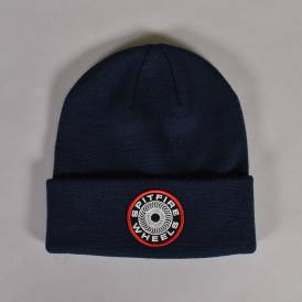 Classic '87 Swirl Patch Cuff Beanie - Navy/Black/Red