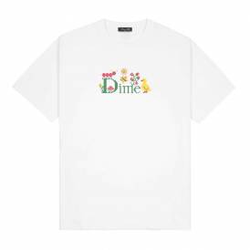 Classic Cross Stitch Skate T-Shirt - White