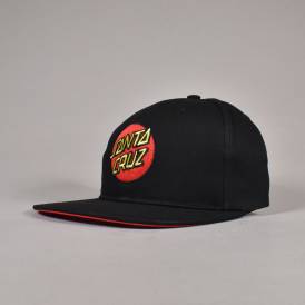 Classic Dot Snapback Cap - Black