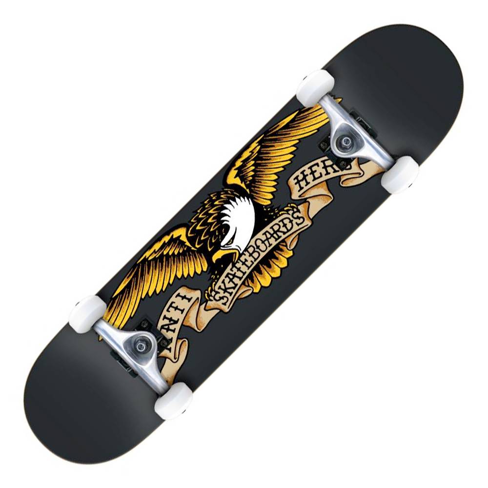 Skateboard Adulto TITUS Skateboard Geo Premium Black, Komplett Board, Holzboard Aus 7 Schichten Ahornholz, Bereits Fertig Montiert, Skateboard Für Jugendliche, Erwachsene, Anfänger, Profis Deck Girl