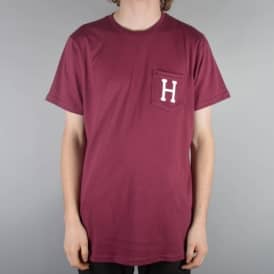 Classic H Pocket T-Shirt - Wine