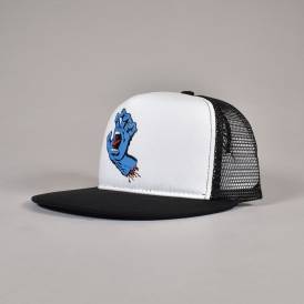 Classic Hand Mesh Cap - White/Black