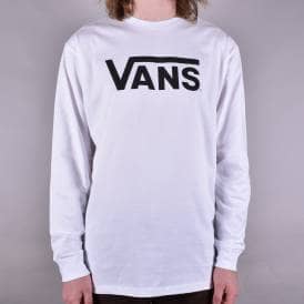 Classic L/S Skate T-Shirt - White/Black 