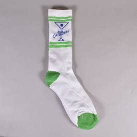 Classic Logo Socks - White/Green