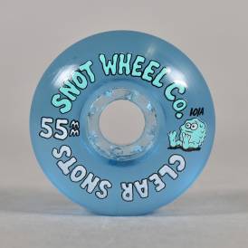 Clear Snots 101A (Blue) Skateboard Wheels 55mm