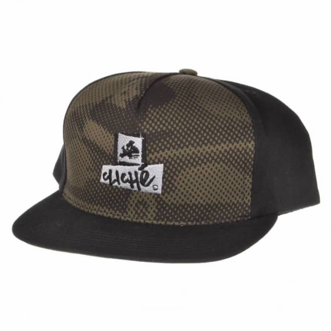 Cliche Skateboards Cliche Camoflage Snap Back Cap Black - Caps from ...