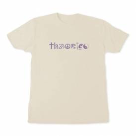 Coexist Skate T-Shirt - Cream