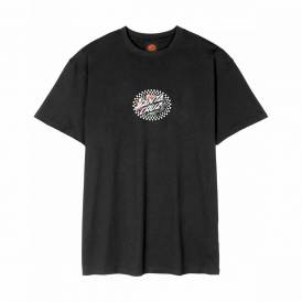 Collage Oval Dot Skate T-Shirt - Black