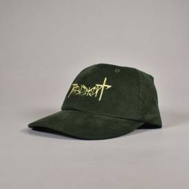 Corduroy Logo Cap - Olive/Lime