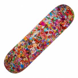 Corey Glick Sticker Collage Skateboard Deck 8.5''