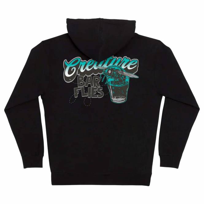 Creature Skateboards Barfly Zip Hood - Black