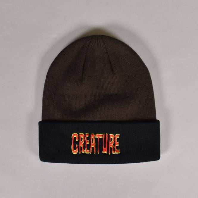 Creature Skateboards Burn Witch Burn Beanie - Brown