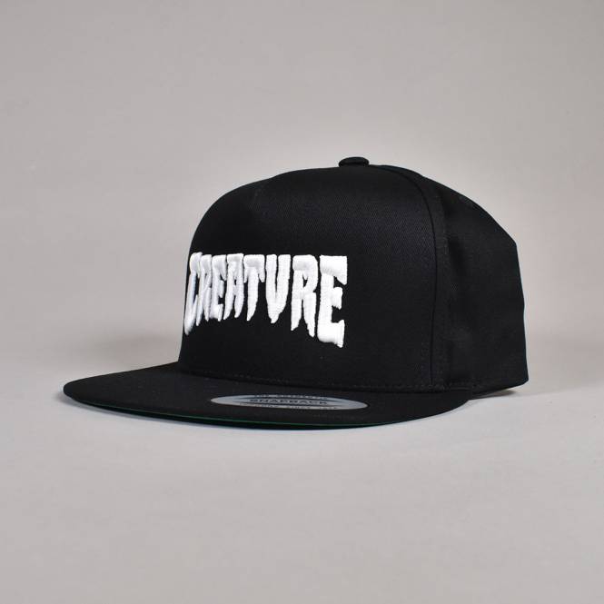 Creature Skateboards Mono Logo Snapback - Black