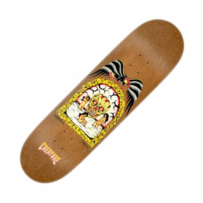 Creature Skateboards Russell Flash (Brown) Skateboard Deck 8.6''